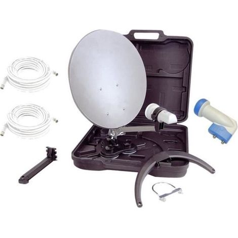 Xoro MCA 38 Twin Antenne antenne parabolique satellite LNB double extérieur, mural