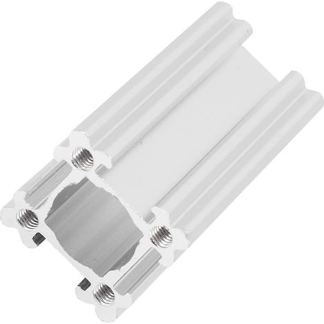 Profilé extrudé linéaire à rainure en T, rail en aluminium, fournitures industrielles, longueur 24 mm, épaisseur 48 mm (1/5)