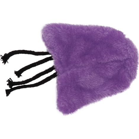 Coin douillet pour oiseaux, couverture en peluche lavable à la main et pliable, abri douillet pour cage, grande taille, violet raisin (1/5)