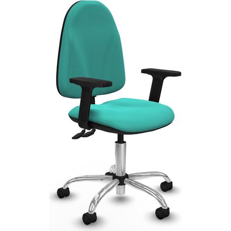 Piqueras y Crespo B2D05RN Bürostuhl in Türkis, verstellbar