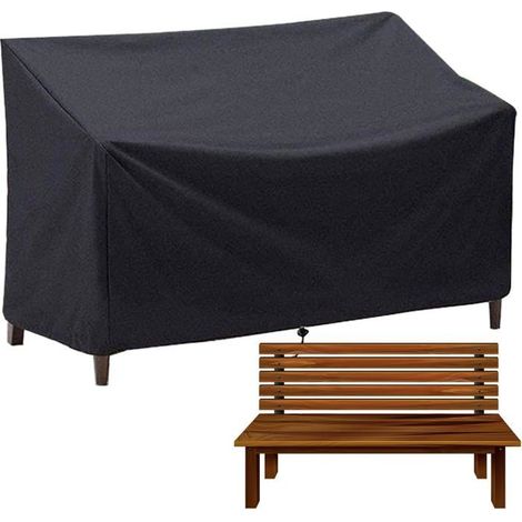 Housse de banc d'extérieur - KZQ - Imperméable - Tissu Oxford - Protection UV - Sac de rangement inclus (1/5)
