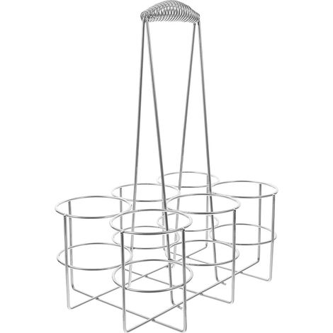 bouteilles en métal avec poignée robuste Porte bouteilles (1/5)