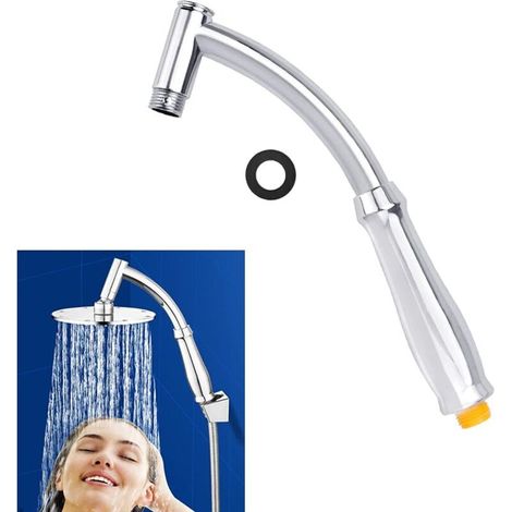 Shower Arm, 29cm Shower Arm Extension, ABS Shower Head Extension, Shower Head Extension Arm, Shower Extender for Bathroom Shower Head