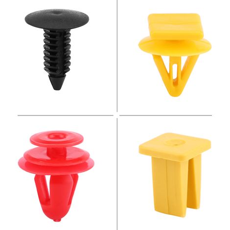 200 Stück Universal-Befestigungselemente für Stoßstangen und Türen, Clips und Befestigungsnieten