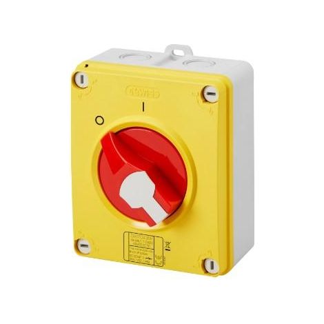 INTER-SECT. HP PLAST. 40A 3P+N URGENCE GEWISS GW70442NP