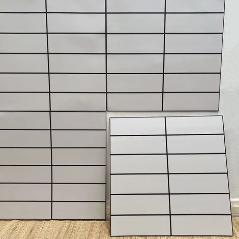 (Style 9, 30X30Cm-10 pièces) Crédence carrelée auto-adhésive, conception épaisse, convient à toutes les pièces. (1/4)