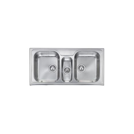 Lavello MATICO 100X50 3 vasche ACCIAIO INOX (1/5)