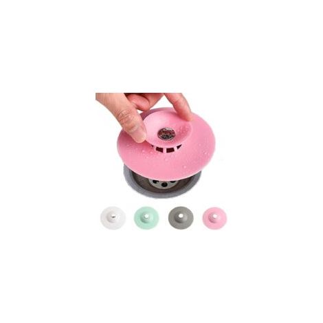 Set di 4 tappi di scarico in silicone, per lavello da cucina e doccia, per uso in cucina o in bagno - Crezuo