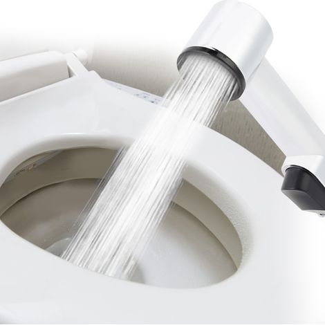 Galvanisierter WC-Bidet-Adapter, Sprühkopf, Handbrausekopf, Wandhalterung, Schlauchset (1/5)