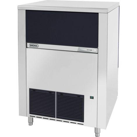 Machine à Glacons Pleins 134kg/24h Réserve 65kg - Eau - Brema