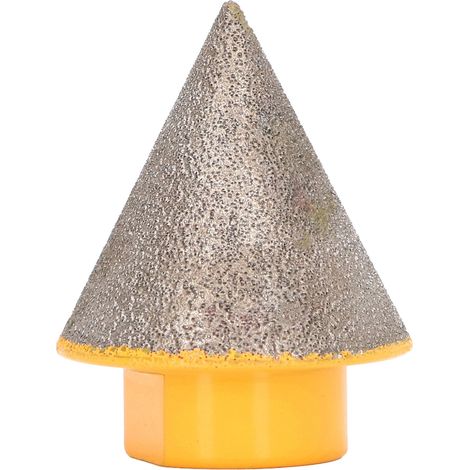 Diamond Beveling Chamfer Bit 60 Degree 80 Grit High Hardness Hole Shaping Widening Countersink Bit for Ceramic
