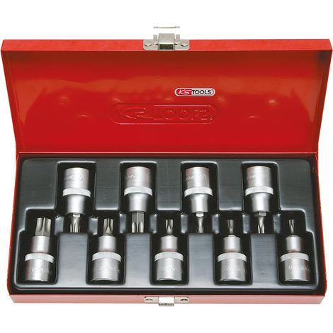 Jeu de douilles tournevis 1/2" Torx percé