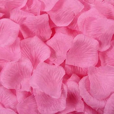 Fausses roses rouges artificielles multicolores,pétales de fleurs en soie pour la saint-valentin,cadeaux de - Pink-100PCS(1pack)