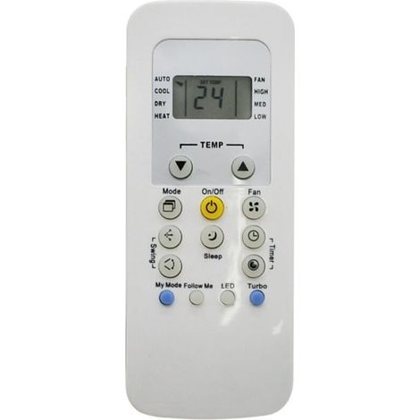 Gilt für die Fernbedienung der Klimaanlage RG56 (1/4)