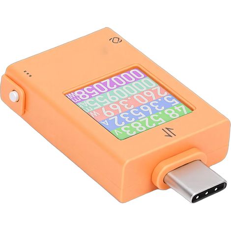 USB C Power Meter, 360° Rotating HD Color Screen (1/5)