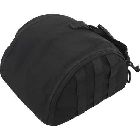 Sac de transport casque camping toile anti-rayures réglable rangement pour casques de chantier noir (1/5)