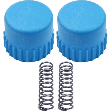 Lot de 2 pièces kit ressort du bouton de choc de tête de débroussailleuse, compatible avec Husqvarna T35 (1/5)