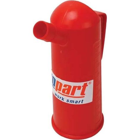 Broc verseur gradué 1 litre avec bec et poignée doseur résistant huile acide mélange atelier burette