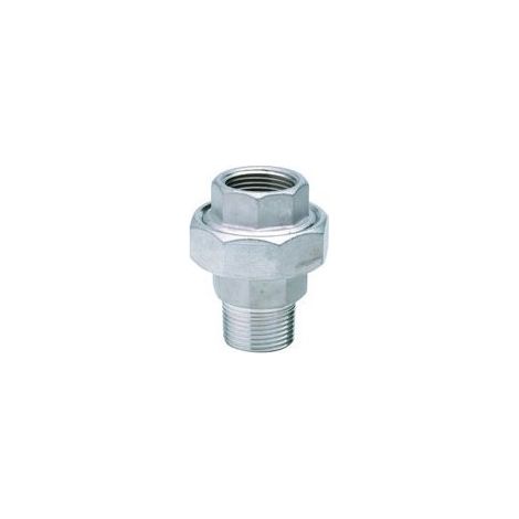 UNION ASIENTO PLANO M/H - FIGURA 331 3/4" INOX AISI 316 - ATUSA