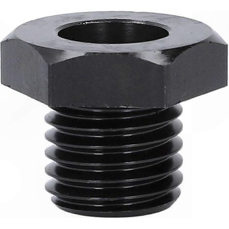 Mandrin réducteur en acier pour tour à bois : adaptateur de 3/4in-16 TPI vers 1in-8 TPI, conversion de filetage, accessoire de tournage, robuste et précis. (1/5)