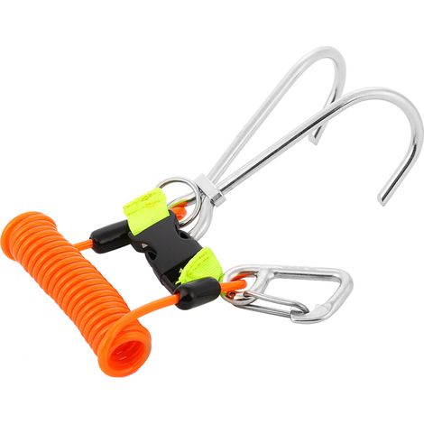 Crochet de récif en acier inoxydable KEEP DIVING, accessoire de sécurité pour plongée, couleur orange (1/5)