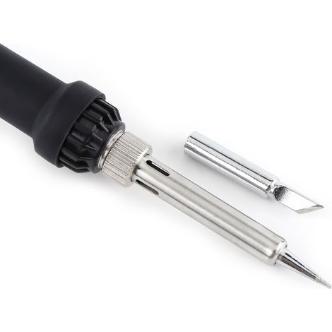 Fer à souder 60 W 220 V à température réglable avec prise européenne standard 220 V + 5 embouts (1/3)