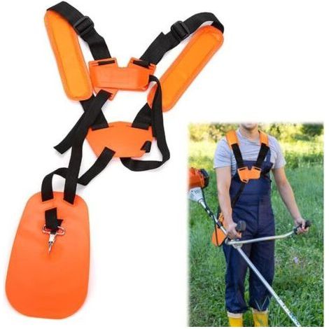 Lawn Mower Strap - 1 piece, Orange Shoulder Lawn Mower Strap - For Gardening Comfort (1/5)