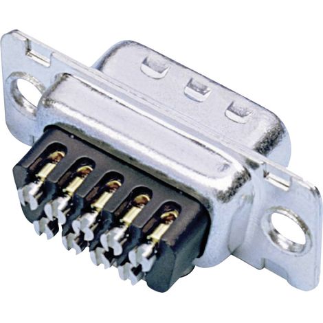 Amphenol 77D E09S ST D-SUB Buchsenleiste 180 ° Polzahl: 9 Schrauben 1 St. (1/2)