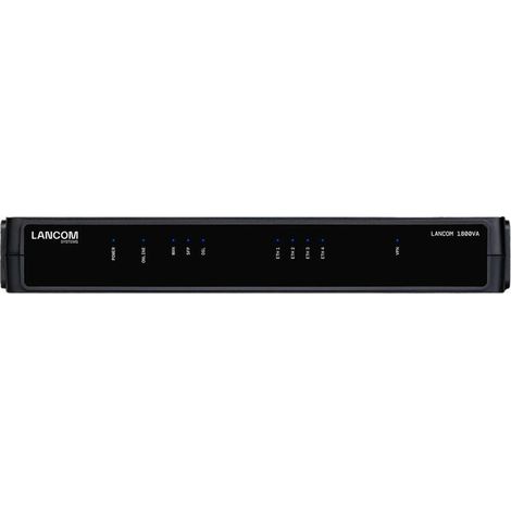 LANCOM 1800VA (62148): SD-WAN VDSL2/ADSL2+ Router, 5x Gigabit Ethernet (1 SFP/TP Combo WAN), 5 IPSec VPN, USB 2.0, 293x44x190mm