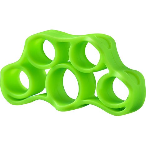 Civière de doigt bandes de résistance de poignée de main exercice de renforcement pour l'arthrite canal carpien exercice guitare vert 3KG débutants (1/5)