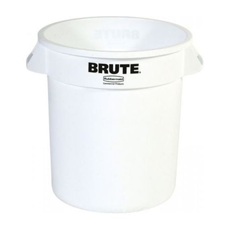 Fût polyvalent blanc 38 l PE D. extérieur 400xH435 mm RUBBERMAID