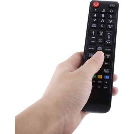Télécommande - Pour Smart Tv Samsung - Modèle AA59-00741A - Portée 8 M - Dimensions 17,5 X 4,6 X 2,2 Cm - 1 Pièce (1/4)