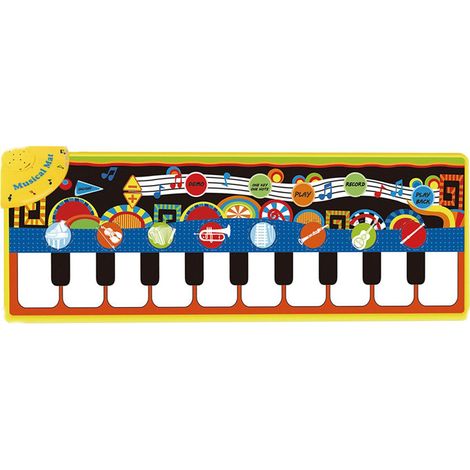 Musical Carpet Game for Kids [Purple, 100cm X 36cm, 14 Keys] 1 Piece  B款 (1/5)