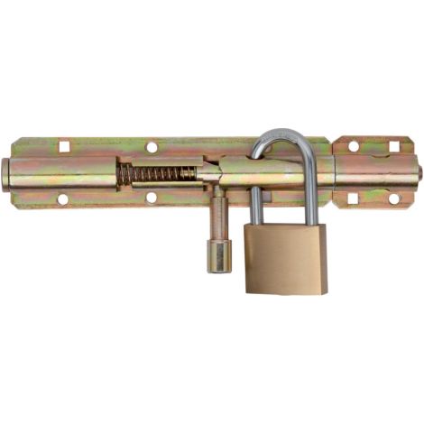 catenaccio portalucchetto automatico 20 cm 200 mm acciaio zincato