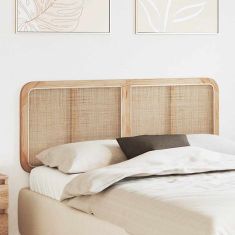 Kopfteil mit Kopfteil Natur 140 x 55 x 3 cm Rattan (1/5)