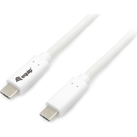 Equip Kabel USB-C3.2-C Gen1     PD60W  St/St  0.50m    weiß (128365)
