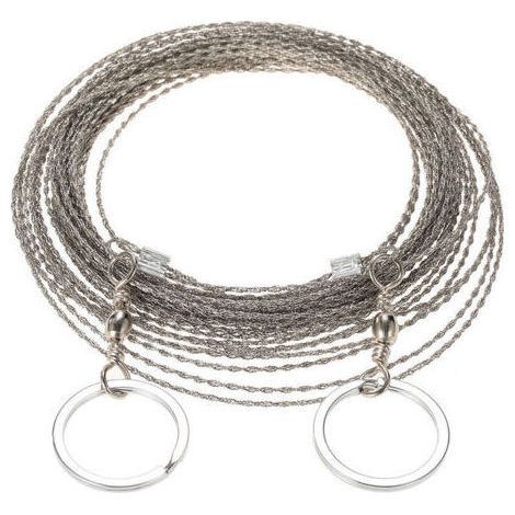 Scie à fil extérieure 10m – Acier inoxydable – Pour coupe bois et plastique – Léger et durable – Idéal randonnée et camping (1/4)