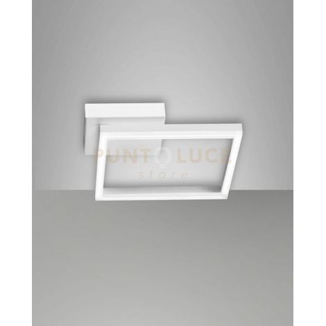 BARD APPLIQUE BIANCA NW 1 LUCE A LED 4000K - 22W - 2250 lm DIMMERABILE C/ACC.