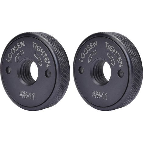 Tuerca de brida para amoladora angular con rosca 5/8"-11, contratuerca autoblocante para amoladora angular (1/4)