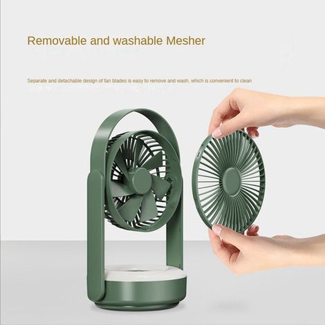 1 ensemble. Couleur : beige. Matériau : plastique. Nouveau ventilateur mural avec éclairage (2023), installation sans perçage, silencieux, idéal pour la maison.