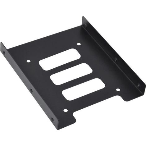Support de disque dur - TRIXES - Adaptateur 2,5\" vers 3,5\" - Métal noir - 101g - 1 pièce (1/4)
