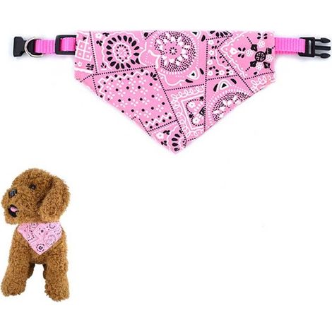 Bavaglini per animali domestici, bavaglini per gatti, bandane eleganti per cani, bandane triangolari stampate in poliestere, collari triangolari, bandane per cani, taglia (1/5)