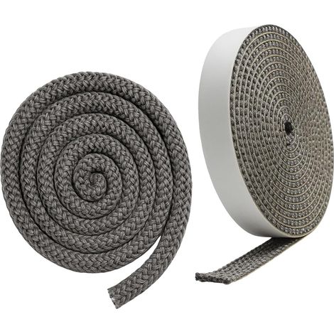 Corde d'étanchéité de rechange pour poêle à bois - Cordon en fibre de verre - Pour brûleurs en bois (1/5)