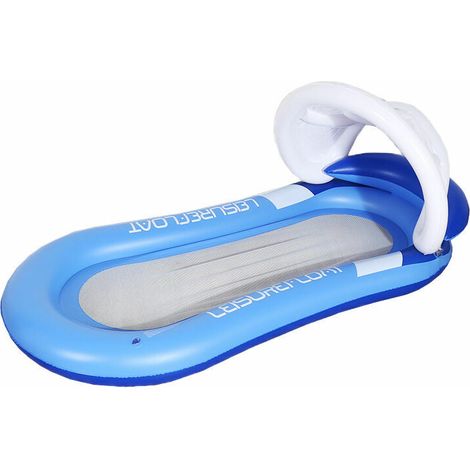 Air Matelas Piscine Gonflable Hamac d'eau Jouets d'eau Jouets De Piscine D'été Bleu 160 90cm,GUA.B/bon (1/4)