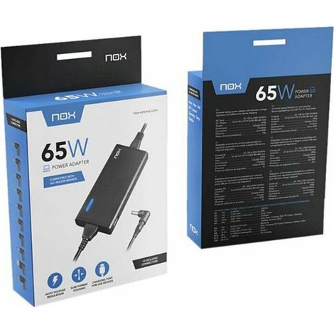 Caricabatterie Portatile NOX NXPWR 10 Connettori Nero Selezionare la sua opzione:90 W (1/5)