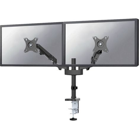 Neomounts DS70-750BL2 Supporto da tavolo per monitor 2 Display: (s) 43,2 cm (17) - 68,6 cm (27) Nero Regolabile in al (1/5)