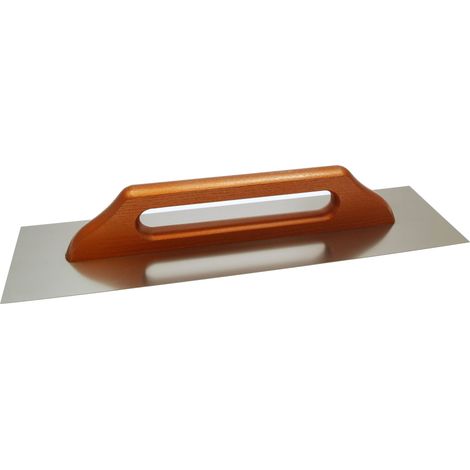 Edelstahlkelle mit Holzgriff 130480MM glatt - E-313-8480