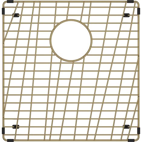 Franke Mythos Masterpiece BXM Zubehör Bodengitter mit Füssen 391x401x26mm Edelstahl Gold