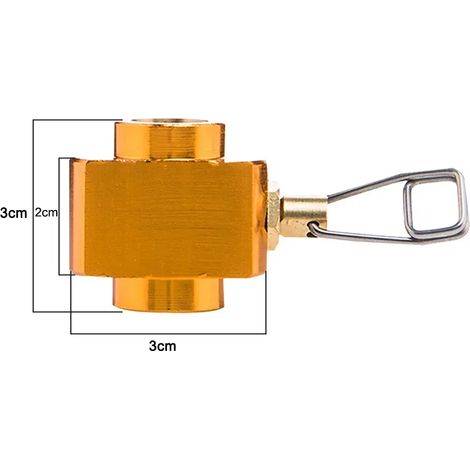 Adaptateur de recharge de gaz pour pique-nique et camping en plein air, convertisseur de gaz butane pour réchauds portables (1/5)