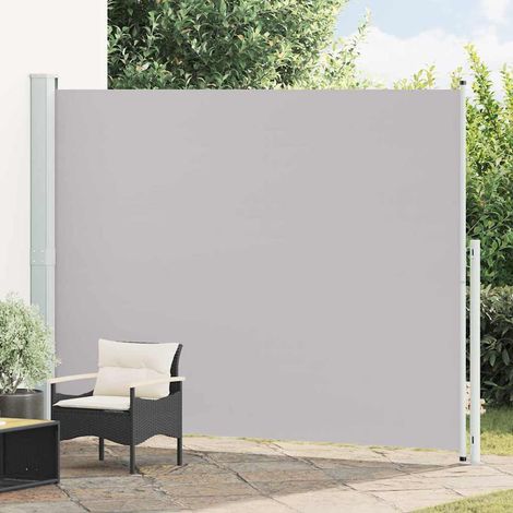 Auvent latéral rétractable de patio-Store banne rétractable de balcon 220x300 cm Gris 407829 (1/5)